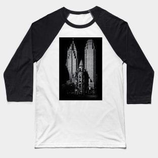 Gooderham Flatiron Building And Toronto Downtown No 2 Baseball T-Shirt